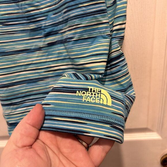 The North Face Vaporwick‎ Racer Back Striped Tank Top Womens Large Activewear - Picture 3 of 8